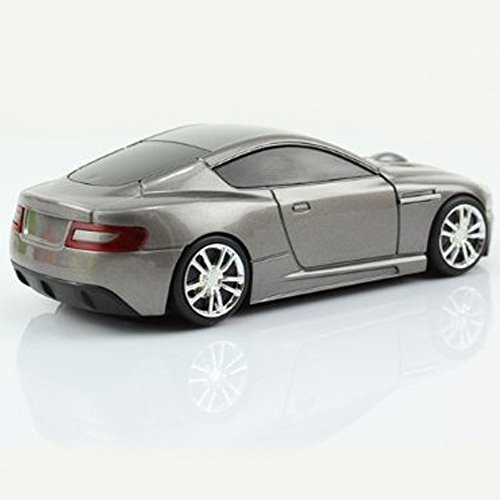 Ratón óptico inalámbrico con diseño de coche deportivo para ordenadores portátiles y PC, alcance de 10 metros, 2,4 GHz, receptor nano USB, 1600 DPI, de Spectronix 