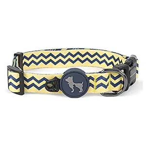 Heads Up For Tails Garden Party Stardust Adjustable Dog Collar - L