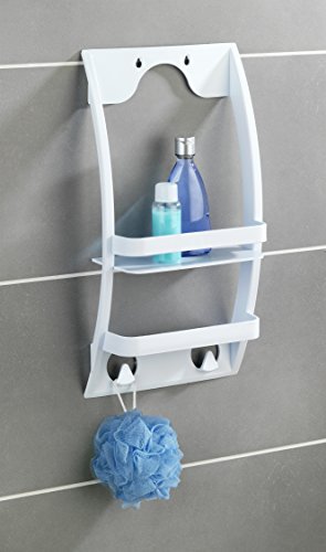 Wenko 8409100 Badregal Universal, Polypropylen, 11,5 x 26 x 54,5 cm, weiß - 5