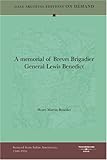 Image de A memorial of Brevet Brigadier General Lewis Benedict