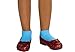 Produktbild Wizard of Oz Dorothy Deluxe Sequin Shoes, Medium (75th Anniversary Edition) by Rubie's