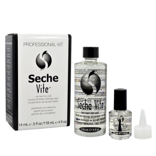 Seche Vite Fast Drying Top Coat 4.5Oz Professional Size