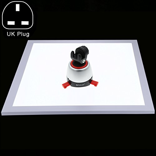 The Fone Stuff® Photography Shadowless Bottom LED Light 1200LM with Switch and Adjustable Brightness, Polar Dimming Light, for Photo Studio Light Box Tent to Take White Background Photos 40 by 40cm