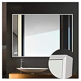 No solo se suma a la apariencia de este gran espejo de pared, sino que también funciona como un parachoques de protección; Por lo que es ideal para atascos o espejos de baño.