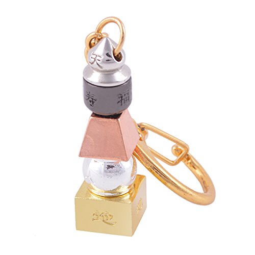 Feng Shui Element 5 Pagoda llavero advpro libre Mxsabrina rojo pulsera de cadena SKU: W1101