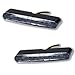 Produktbild LED Motorrad Mini Micro Blinker Einbau Miniblinker Stripe schwarz universal zum Kleben 1 Paar