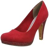 Rot MARCO TOZZI Damen 2-2-22441-32 Plateaupumps, Rot (Red Comb 597), 40 EU