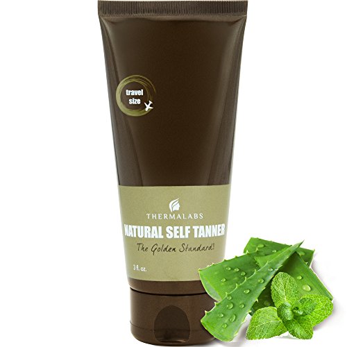 Loción Autobronceadora Orgánica en formato de viaje de 90 ml. ¡Brillo Ultra Natural sobre la marcha!