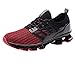 Produktbild YEARNLY Herren Damen Laufschuhe Sportschuhe Laufschuh Freizeit Sneaker Dämpfung Leichte Rutschfeste Atmungsaktive Sportschuhe Fitness Schuhe Rot, Grün, Schwarz 38-48