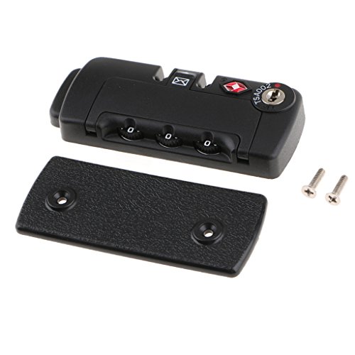 Preisvergleich Produktbild Homyl 3-stellige TSA Kofferschloss Zahlenschloss Gepäckschlösser Reiseschlösser für Hartschalenkoffer Reisekoffer zum Nachrüsten