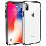【Luce el aspecto original del iPhone X】- La parte posterior transparente esta diseñada para preservar el aspecto original del iPhone X sin amarillearse con el tiempo. Gracias a su diseño herméticamente sellado, se evita que el polvo y otros restos se acumulen en la parte trasera. Adicionalmente, la parte posterior transparente no se mancha fácilmente con huellas.