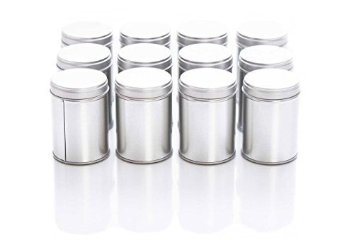 12 große Gewürzdosen mit Aromadeckel - 6