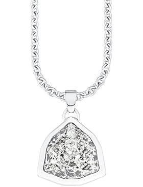 S.Oliver Damen-Kette mit Anhänger Edelstahl Glas mehrfarbig - 525725