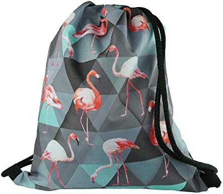 myBertoni Gym Bag | Drawstring Bag for Sports Waterproof Nylon Backpack Lightweight for Holiday