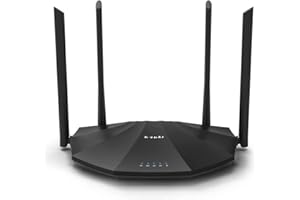 Tenda AC19 AC2100 Wi-Fi Router - Dual Band Gigabit Speed Up to 2100 Mbps,a USB 2.0 Port, MU-MIMO,5 Gigabit LAN Ports, Easy Setup,Supports Guest Network,Parental Control,Client Filter,IPv6