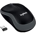 Logitech M185 Wireless Mouse, 2.4GHz with USB Mini Receiver, 12-Month Battery Life, 1000 DPI Optical Tracking, Ambidextrous P