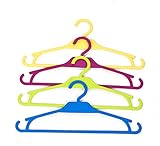 Kinder Kleiderbügel 25 Set Baby Kinderschrank Kinderkleiderbügel Farbe:Violett/Pink - 4