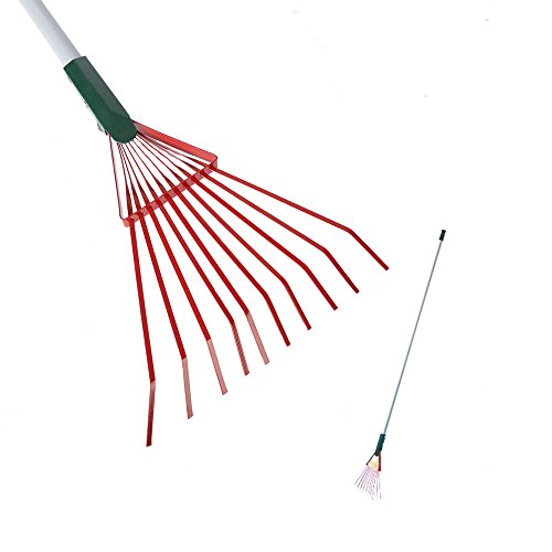 Ames Garden Maintenance Rake for Shrub Lawn and Grass Care Tool Made from Polysteel - 10"