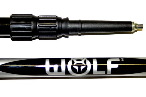 Wolf Black Pole, Nordic- Sport- Stöcke für Schneeschuhwandern, 140cm – Bild 7