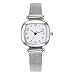 Produktbild Lazzgirl vansvar beiläufige Quarz-Edelstahlband-Newv Bügel-Uhr-analoge Armbanduhr(C,One Size)