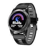 Oshide Smart Uhr Bluetooth Smartwatch Touchscreen Armbanduhr mit Kamera Full-Screen-Disc IP67 Wasserdichte OLED Bunte Bildschirm Sport Fitness Tracker für Android iPhone IOS Telefone