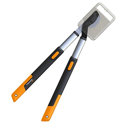 Fiskars SmartFit Bypass-Teleskop-Astschere für frisches Holz, Antihaftbeschichtet, Gehärteter Präzisionsstahl, Grifflänge 66 bis 90 cm, Schwarz/Orange, L86, 1013564 - 7