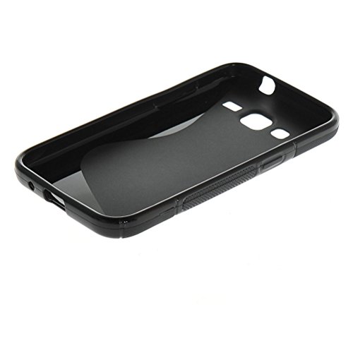 Funda para SAMSUNG GALAXY CORE PRIME G360F GEL TPU Dise  o S-Line Color NEGRO