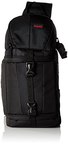 PhotoSEL BG411 - Mochila Resistente Fotogr  fica para C  mara Accesorios DSLR con Funda Impermeable Desmontable  Color Negro