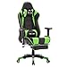 Produktbild Storm Racer Gaming Stuhl PC Racing Gaming Sessel Bürostuhl Schreibtischstuhl mit Gepolsterte Fußstütze (Grün-06)