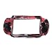 Imported Silicone Protective Skin Case Cover for Sony PlayStation PS Vita - Camo Black Red RS.190.00