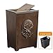 Produktbild SSKO cans Holz Papierkorb Mülltonne, Müll Müll-Container Mülleimer Für Badezimmer, Schlafzimmer, Küche, Wohnzimmer, Office-F 6L(1.6Gallon)