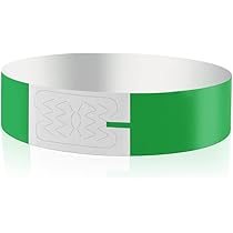 500 Event Armbänder Wasserdicht - Einlassbänder Mit Klebeverschluss 5 Farben