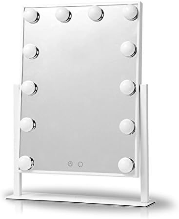 UPHAN V1 Large Touch Screen Hollywood Style Lighted Makeup Vanity Mirror with LED Dimmable Bulbs, 20 inch Big Cosmetic Mirror for Professional Makeup Dressing Table for Pro Makeup Artist Studio Salon