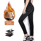【PÉRDIDA DE PESO RÁPIDA】 Los pantalones de sudor aumentan la sudoración al preservar el calor corporal, hacen que tu barriga y tus polainas se vuelvan locos, te queman cuando entrenas, calientan tus músculos y movilizan células adiposas. Los pantalones sauna de plata te hacen sudar 5 veces más de lo habitual. Aumenta el metabolismo en su cuerpo para sudar las grasas nocivas y la toxina.Pérdida de peso, adelgazar más rápido y más saludable.