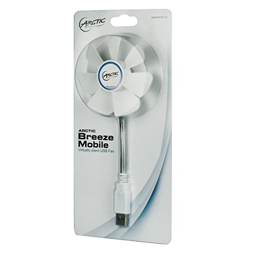 ARCTIC Breeze Mobile Mini USB Desktop Fan with Flexible Neck and