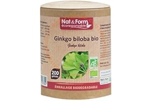 NAT & FORM Nat&Form GINKGO BILOBA BIO 200 Gélules