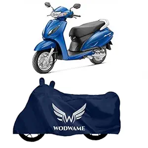 PEYTON WOD-WA-ME Two Wheeler Cover for Honda (Activa 6G), Blue