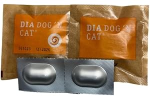 ALLARY 7 Allary I Déparasitaire professionnel pour chien 2 tablettes + Dia Dog 'N CAT 2 comprimés diététique contre la diarrhée, cure vermifuge, vermifuge