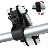 【Material de Alta Calidad】Hecho de un material de silicona de tacto suave de primera calidad, a diferencia de otros soportes de teléfono de plástico para bicicletas, que son muy torpes, temblorosos y fáciles de romper. Absorbe todos los golpes y protege tus teléfonos de arañazos.