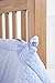 Clair de Lune Marshmallow 3 Piece Cot/Cot Bed Quilt & Bumper Bedding Set - Blue