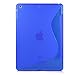 Produktbild Premium Apple iPad mini 4 blau Schutzhülle Silikon Gel S-Line Wave Design Schutzhülle für Apple iPad Mini 4
