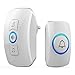 Produktbild Home Security Doorbell, Wasserdichte Wireless Door Bell mit Indoor Chime Kit, 1 Receiver und 1 Push Button, Betrieb in 820-Fuß Range mit 32 Chimes