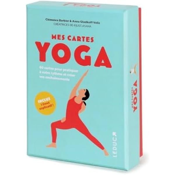 Calm Club – 52 Cartes D’exercice Avec 7 Routines De Gym à Domicile, Focus Santé Mentale, Matériau écologique