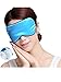 Moolecole Fashion Comfortable Silk Sleeping Eye Mask with Adjustable Head Strap to Fit All Size Soft Eyeshade Sleep Mask for Air Travel Blocks the Light or Peaceful Night Rest Blue