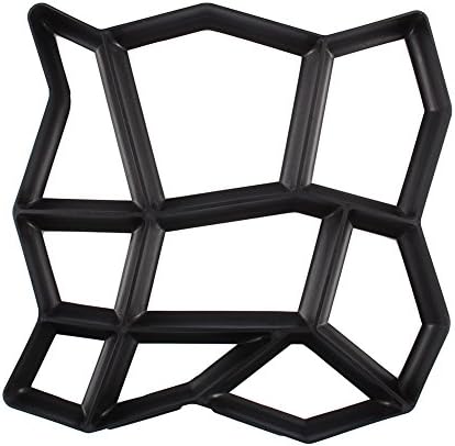 9 Grid Concrete Paving Mold Paving Brick Path Maker Mould Stones Slabs Pavement Mold Patio Path Walk Maker for Garden Patio Driveway