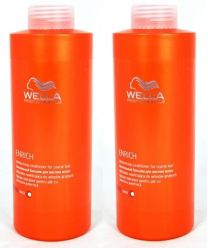 Price comparison product image Wella Enrich Shampoo Coarse 1000ml + Enrich Conditioner Coarse 1000ml
