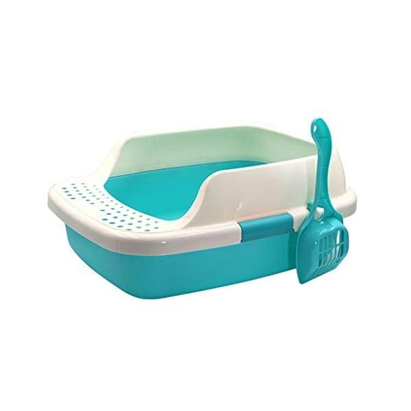 PLDDY-Lettiera-per-Gatti-Toilette-per-Gatti-Lettiera-per-Gatti-Semi-Chiusa-Vasca-per-Gatti-Casseruola-Orinatoio-Re-Lettiera-per-Gatti-Articoli-per-Animali-Domestici PLDDY Lettiera per Gatti, Toilette per Gatti, Lettiera per Gatti, Semi-Chiusa, Vasca per Gatti, Casseruola, Orinatoio…