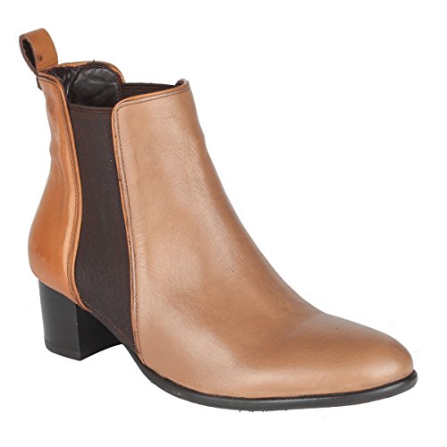 Salt N Pepper Sophie Taupe Leather Almond Women Clog Ankle Boots RS.1918 (70.00% Off) - Amazon Salt N Pepper Sophie Taupe Leather Almond Women Clog Ankle Boots RS.1918 (70.00% Off) - Amazon