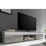 Lowboard ist zerlegt zum Selbstaufbau.