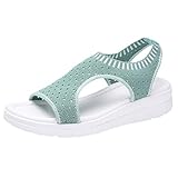 Damen Keilabsatz Schuhe Mädchen Canvas Sneaker Schuhe für Sport Freizeit Schwarz Pink Rot Weiß Pumps Damen Zehentrenner Unisex Erwachsene Pantoletten Damen Pantoletten Schlappen Glitzer Komfort Sandalen Damen Mitte Blockabsatz T-Riemen Ausgeschnitten T-Spangen Pumps Sandalen Größe